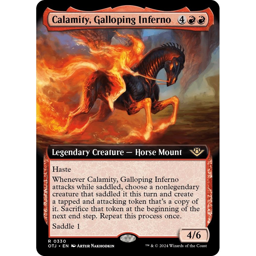 Image for Calamity, Galloping Inferno (Extended Art) (330) (OTJ) - Magic: The Gathering