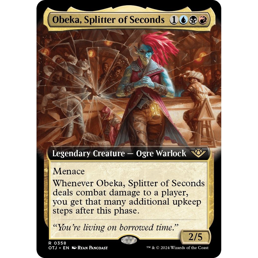 Image for Obeka, Splitter of Seconds (Extended Art) (358) (OTJ) - Magic: The Gathering