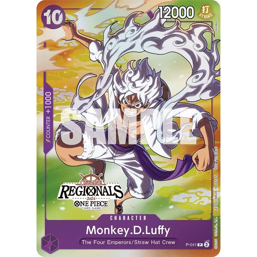 Image for Monkey.D.Luffy (041) (Offline Regional 2024 Vol. 2) [Participant] (P-041) (OP-PR) - One Piece Card Game