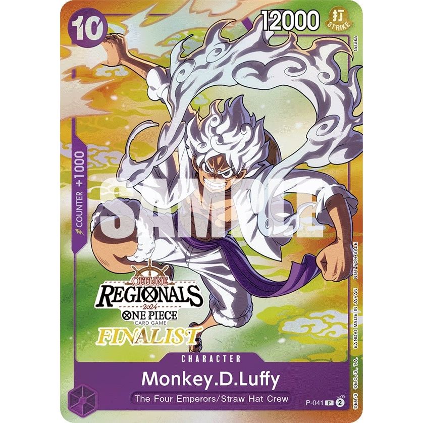 Image for Monkey.D.Luffy (041) (Offline Regional 2024 Vol. 2) [Finalist] (P-041) (OP-PR) - One Piece Card Game