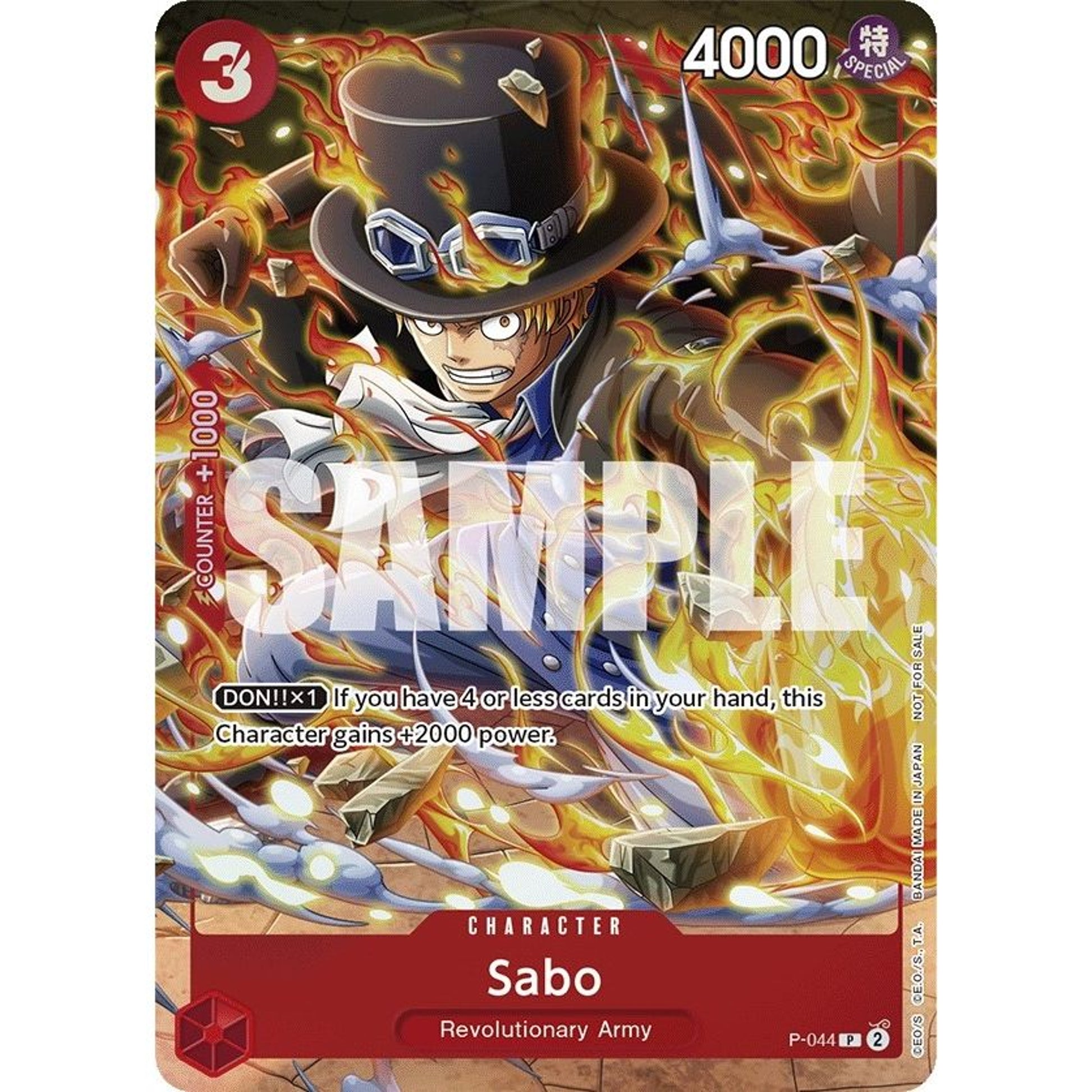 Image for Sabo (Event Pack Vol. 4) (P-044) (OP-PR) - One Piece Card Game