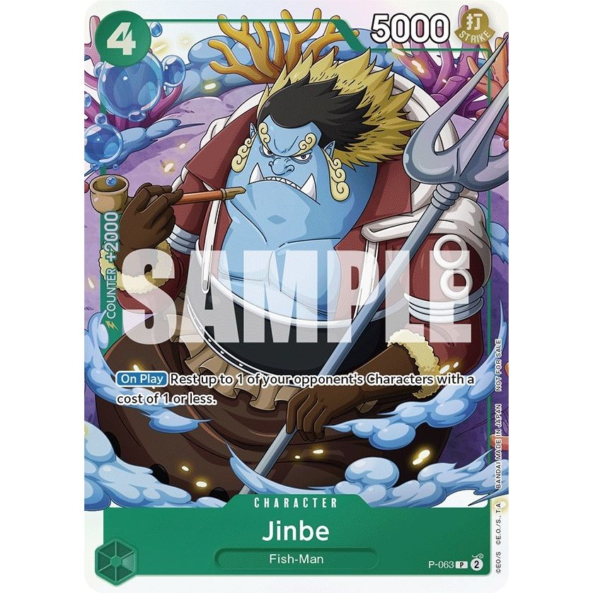 Image for Jinbe (Event Pack Vol. 4) (P-063) (OP-PR) - One Piece Card Game