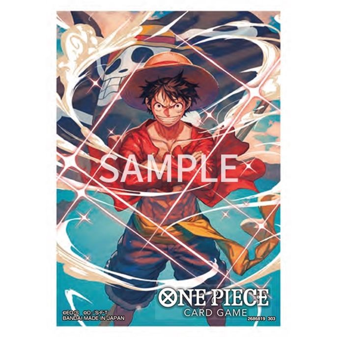 Image for One Piece Card Game Official Sleeves - Monkey.D.Luffy (10-Pack) - Card Sleeves