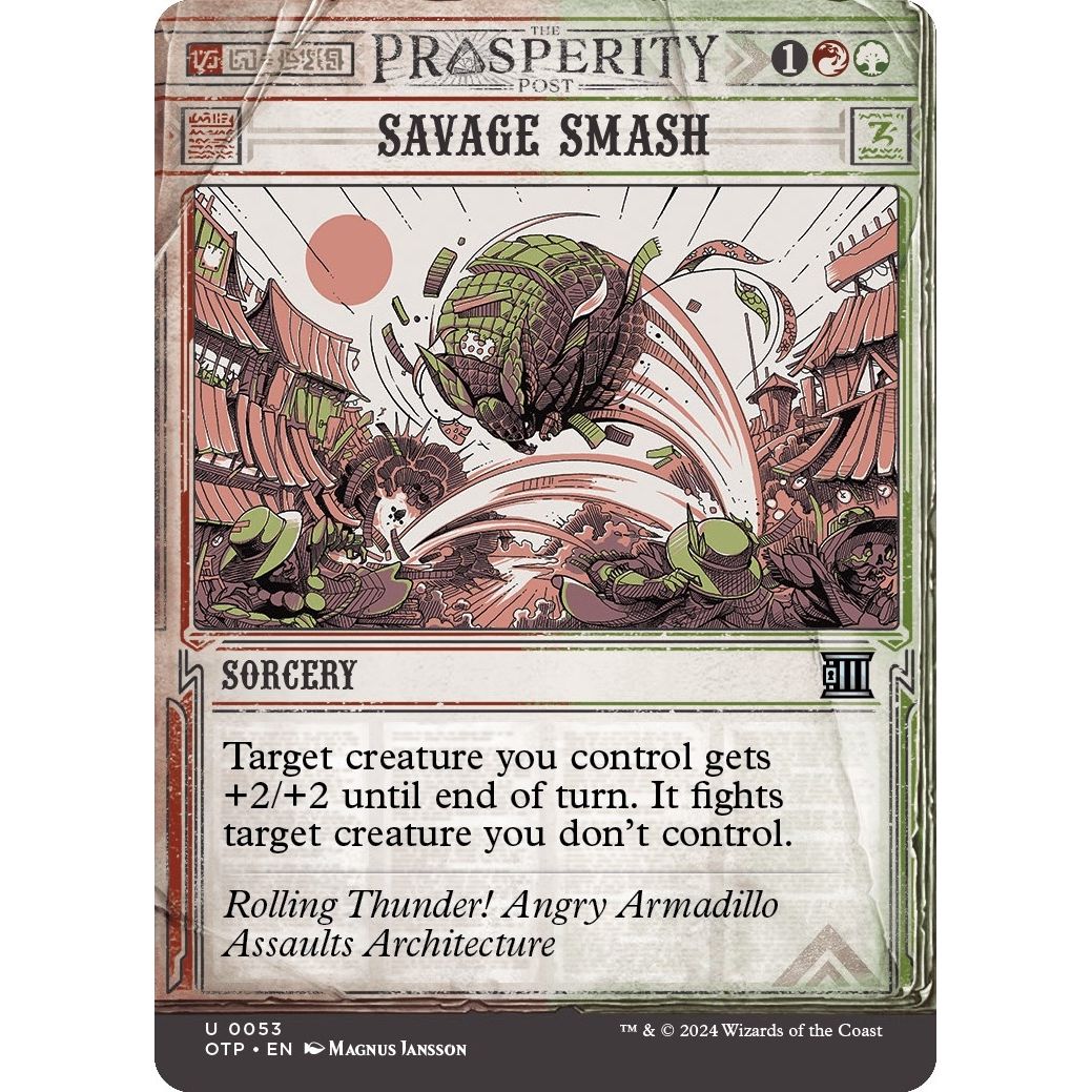 Image for Savage Smash (53) (OTP) - Magic: The Gathering