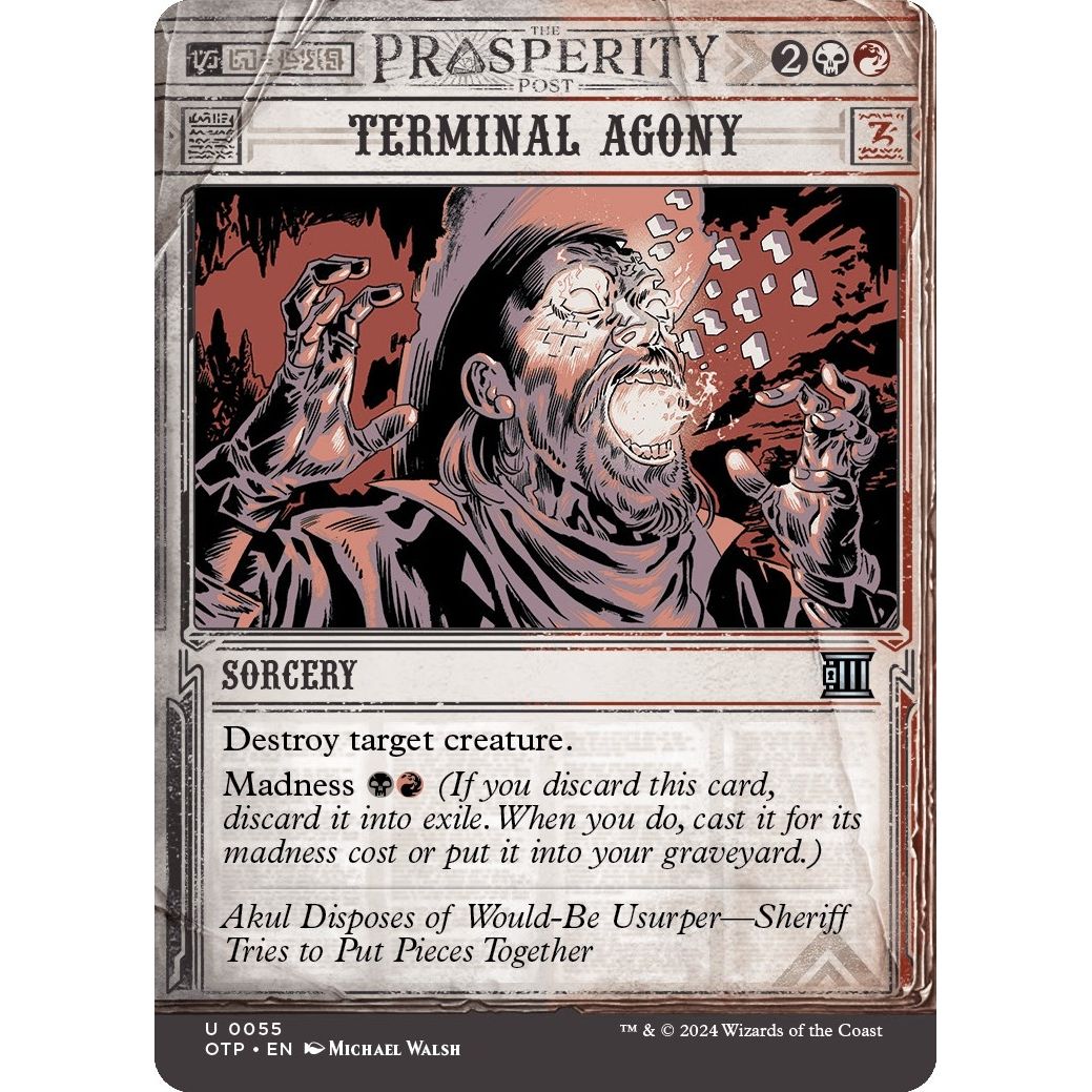 Image for Terminal Agony (55) (OTP) - Magic: The Gathering