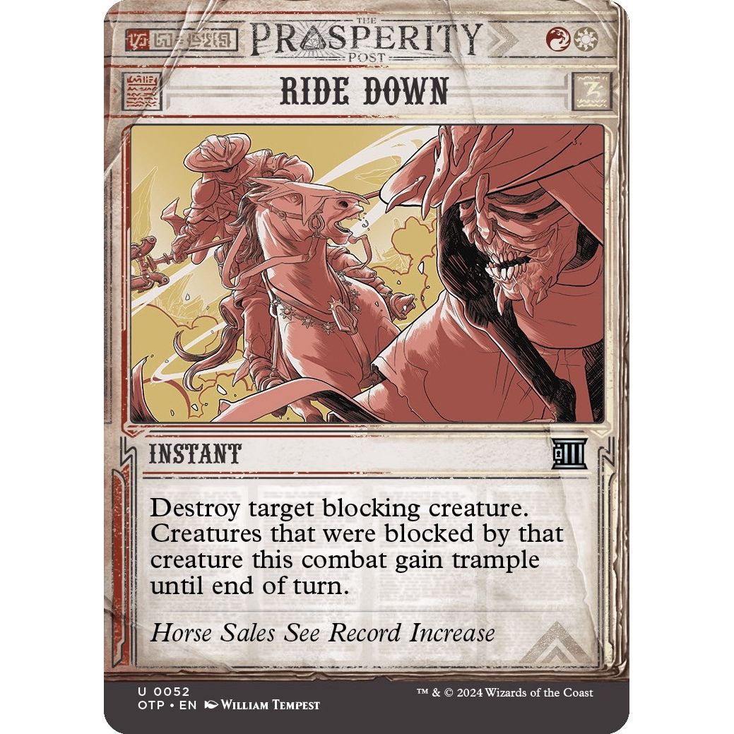 Image for Ride Down (52) (OTP) - Magic: The Gathering