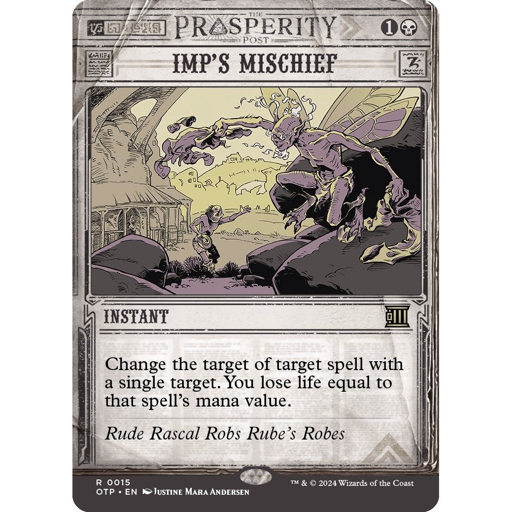Image for Imp's Mischief (15) (OTP) - Magic: The Gathering