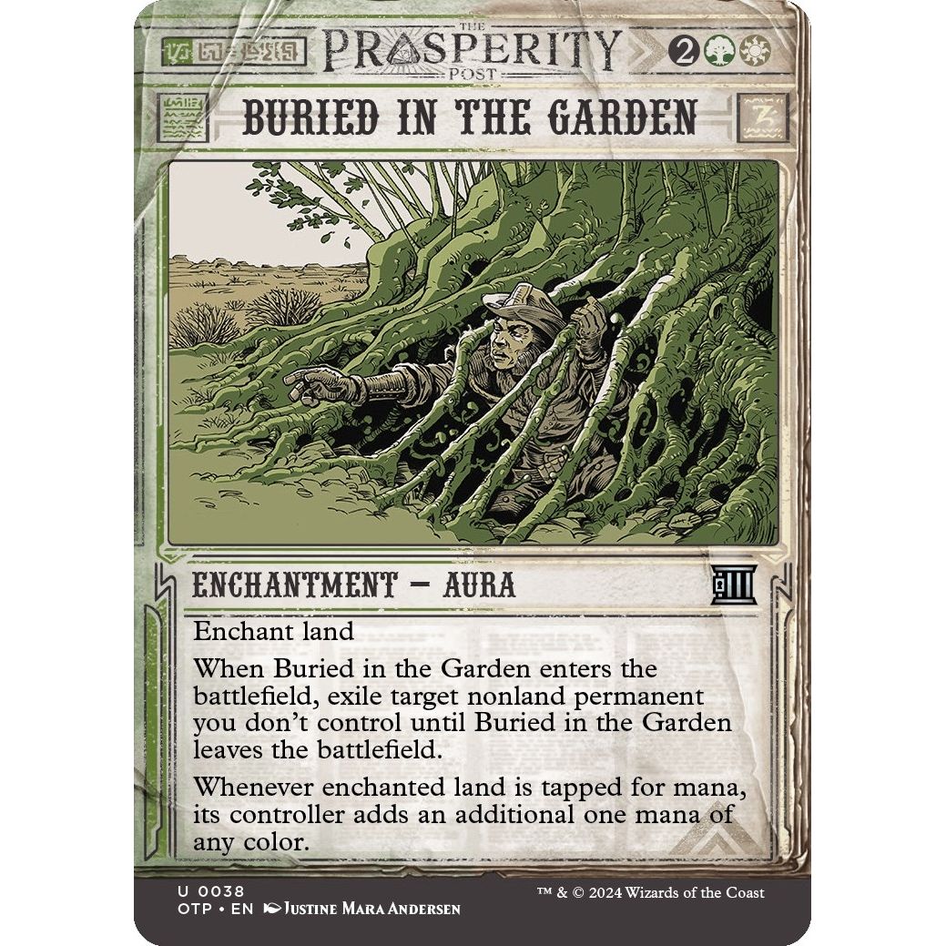 Image for Buried in the Garden (38) (OTP) - Magic: The Gathering