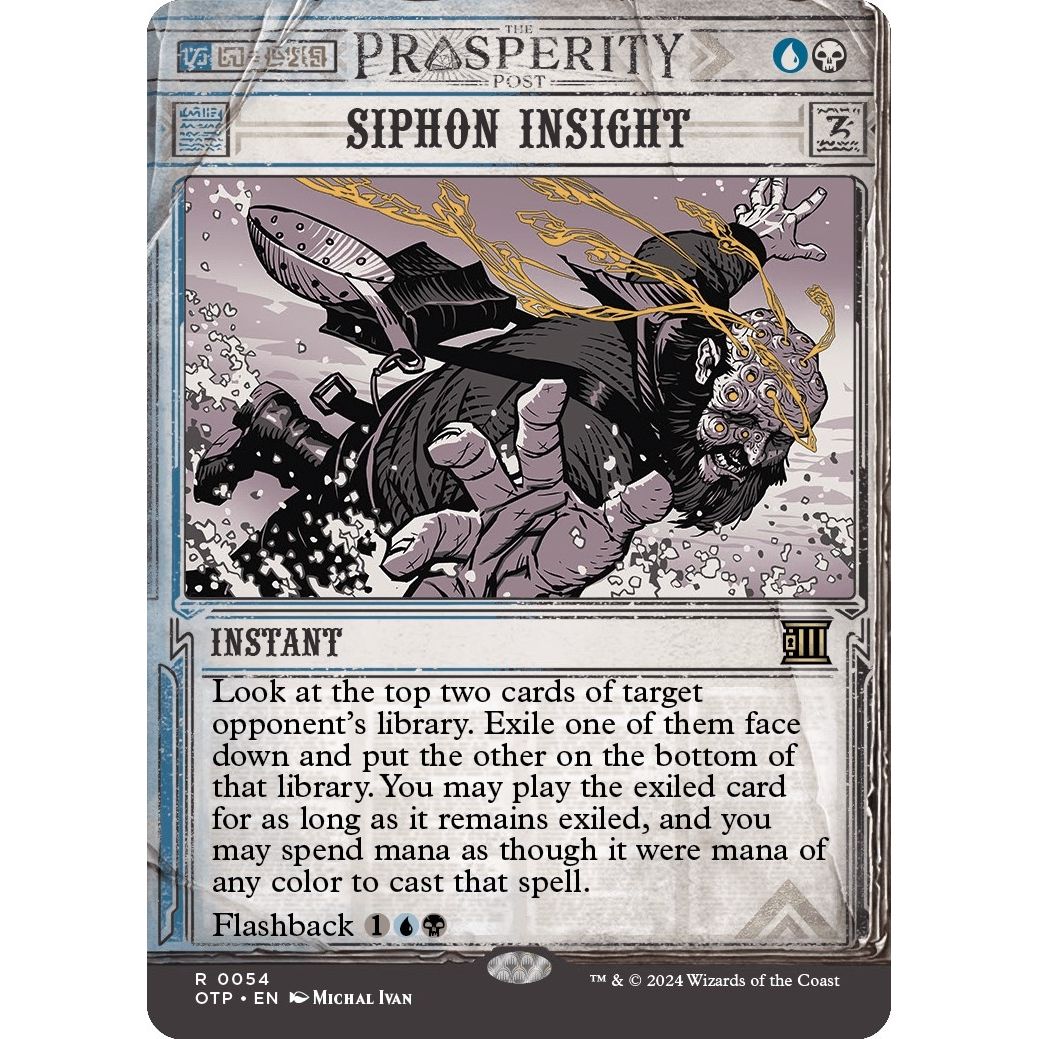 Image for Siphon Insight (54) (OTP) - Magic: The Gathering