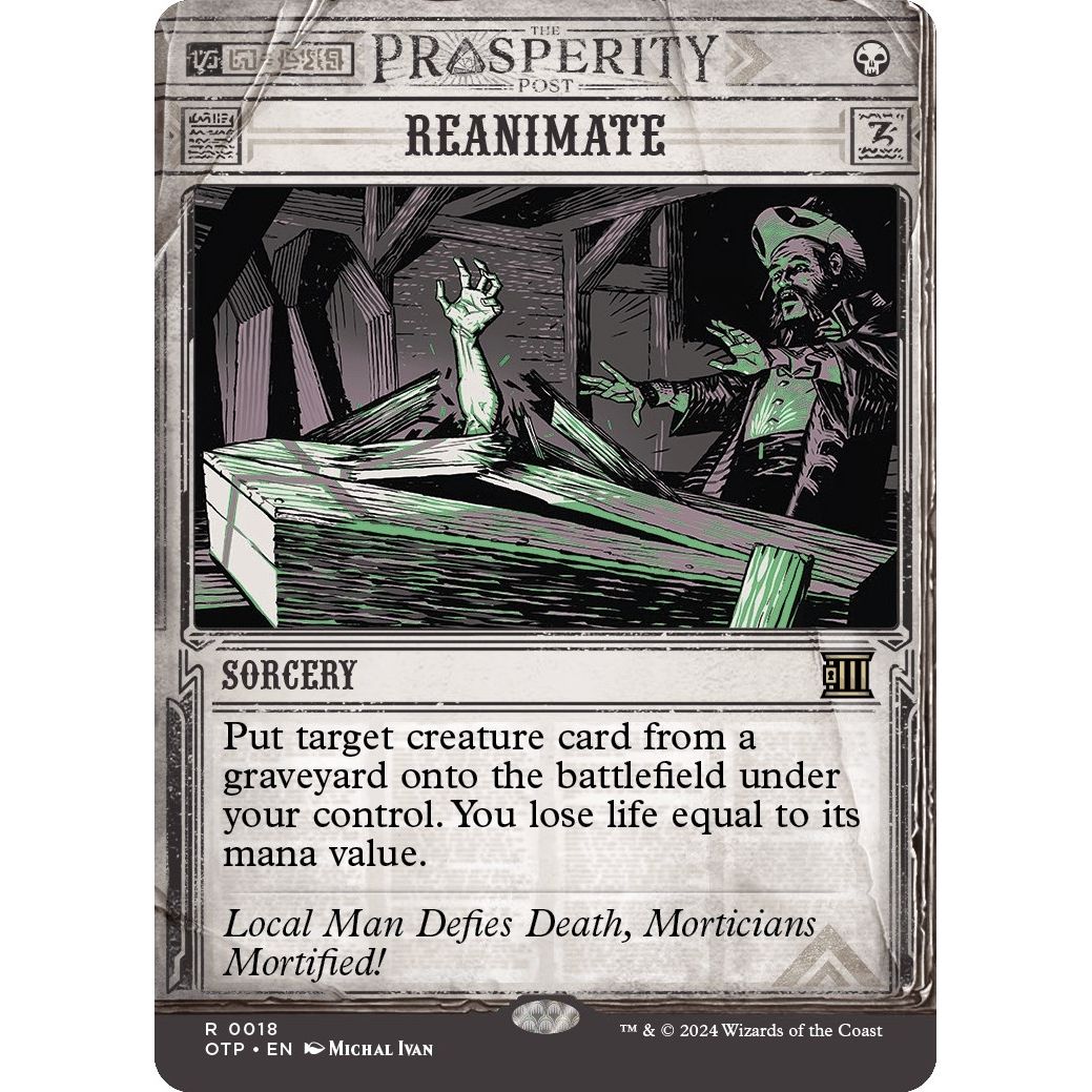 Image for Reanimate (18) (OTP) - Magic: The Gathering