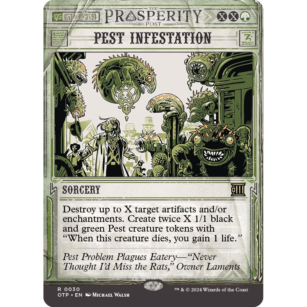 Image for Pest Infestation (30) (OTP) - Magic: The Gathering
