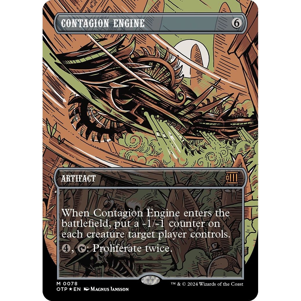 Image for Contagion Engine (Textured Foil) (78) (OTP) - Magic: The Gathering