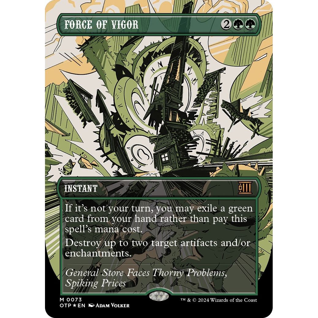 Image for Force of Vigor (Textured Foil) (73) (OTP) - Magic: The Gathering