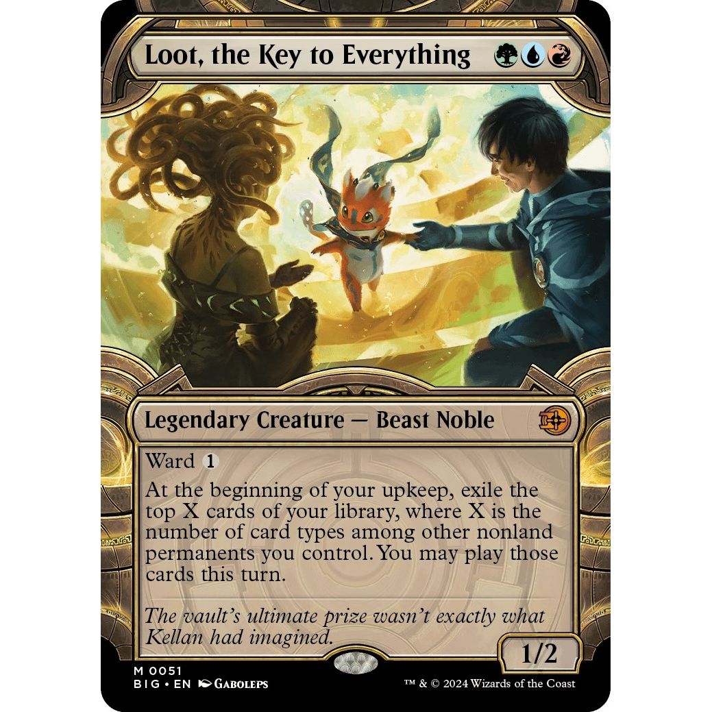 Image for Loot, the Key to Everything (Showcase) (51) (BIG) - Magic: The Gathering