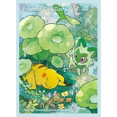 Image for Pokemon TCG: Pokemon Center Japan Exclusive Card Sleeves - Pikachu and Sprigatito (64-Pack) - Card Sleeves