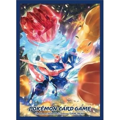 Image for Pokemon TCG: Pokemon Center Japan Exclusive Card Sleeves - Tera Fighting Greninja (64-Pack) - Card Sleeves