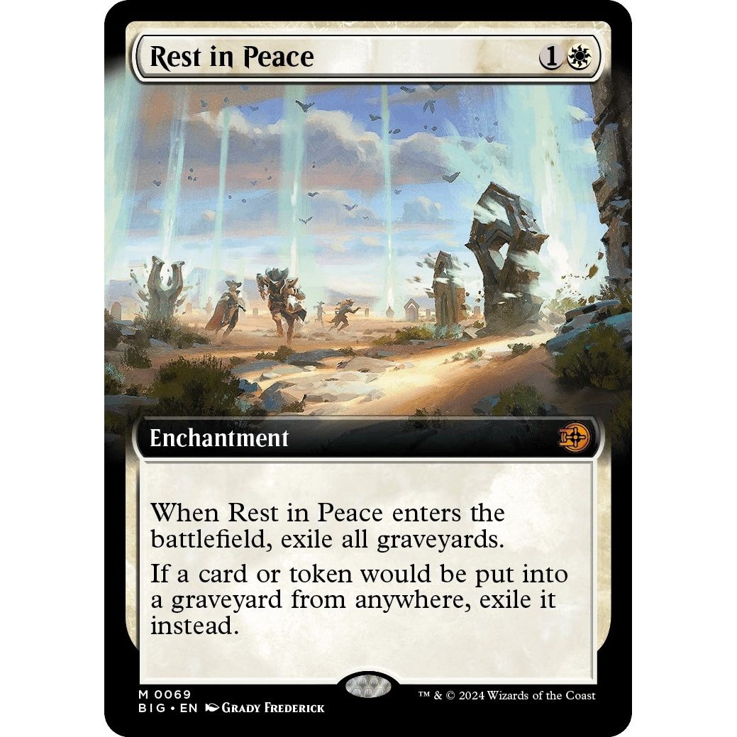 Image for Rest in Peace (Extended Art) (69) (BIG) - Magic: The Gathering