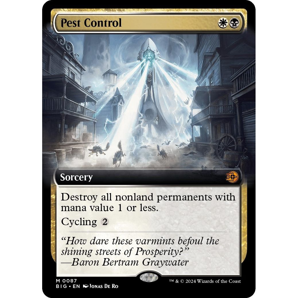 Image for Pest Control (Extended Art) (87) (BIG) - Magic: The Gathering