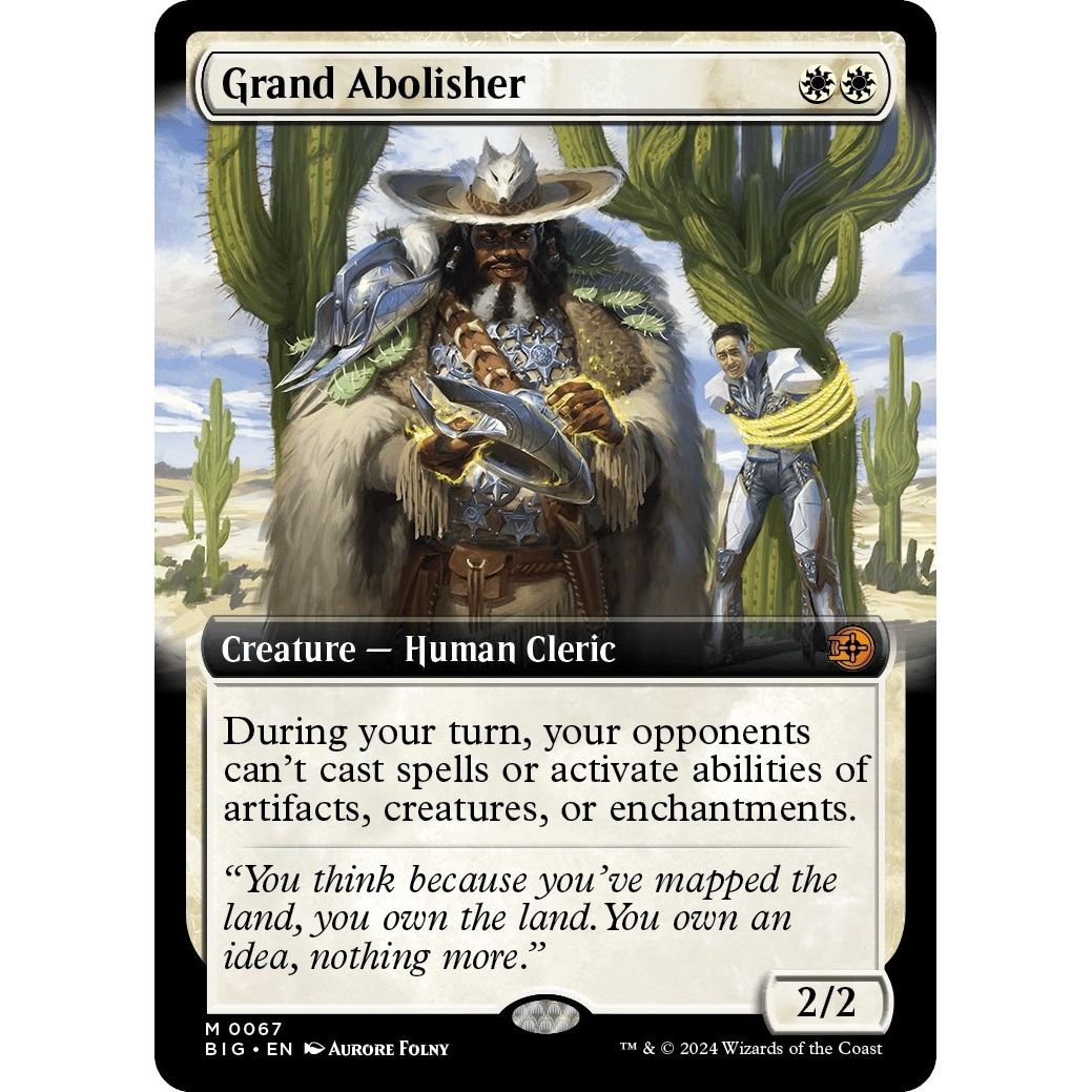 Image for Grand Abolisher (Extended Art) (67) (BIG) - Magic: The Gathering