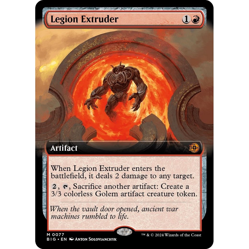 Image for Legion Extruder (Extended Art) (77) (BIG) - Magic: The Gathering