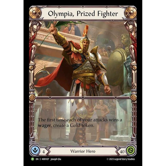 Image for Olympia, Prized Fighter - HER107 (HER107) (PR) - Flesh and Blood TCG