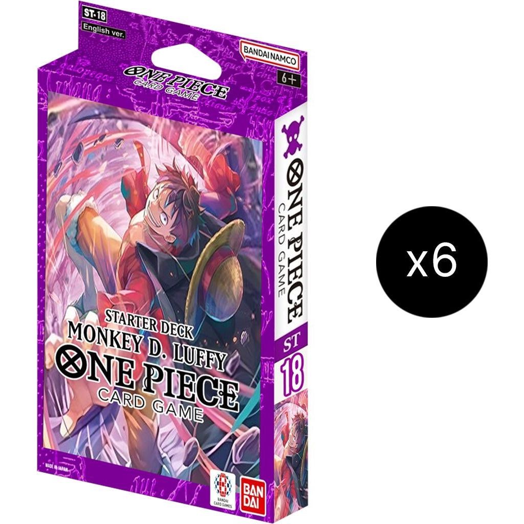Image for Starter Deck 18: PURPLE Monkey.D.Luffy Display - One Piece Card Game