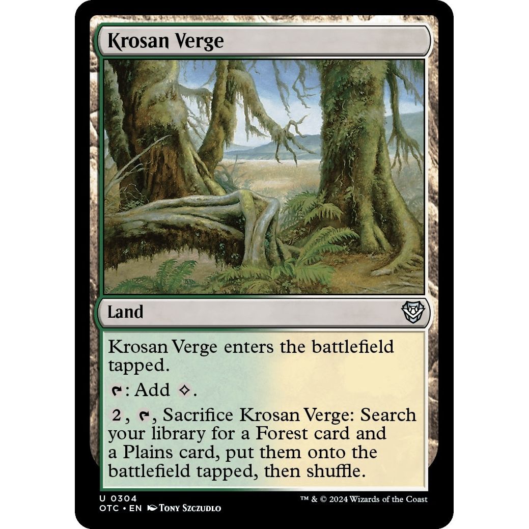 Image for Krosan Verge (304) (OTC) - Magic: The Gathering
