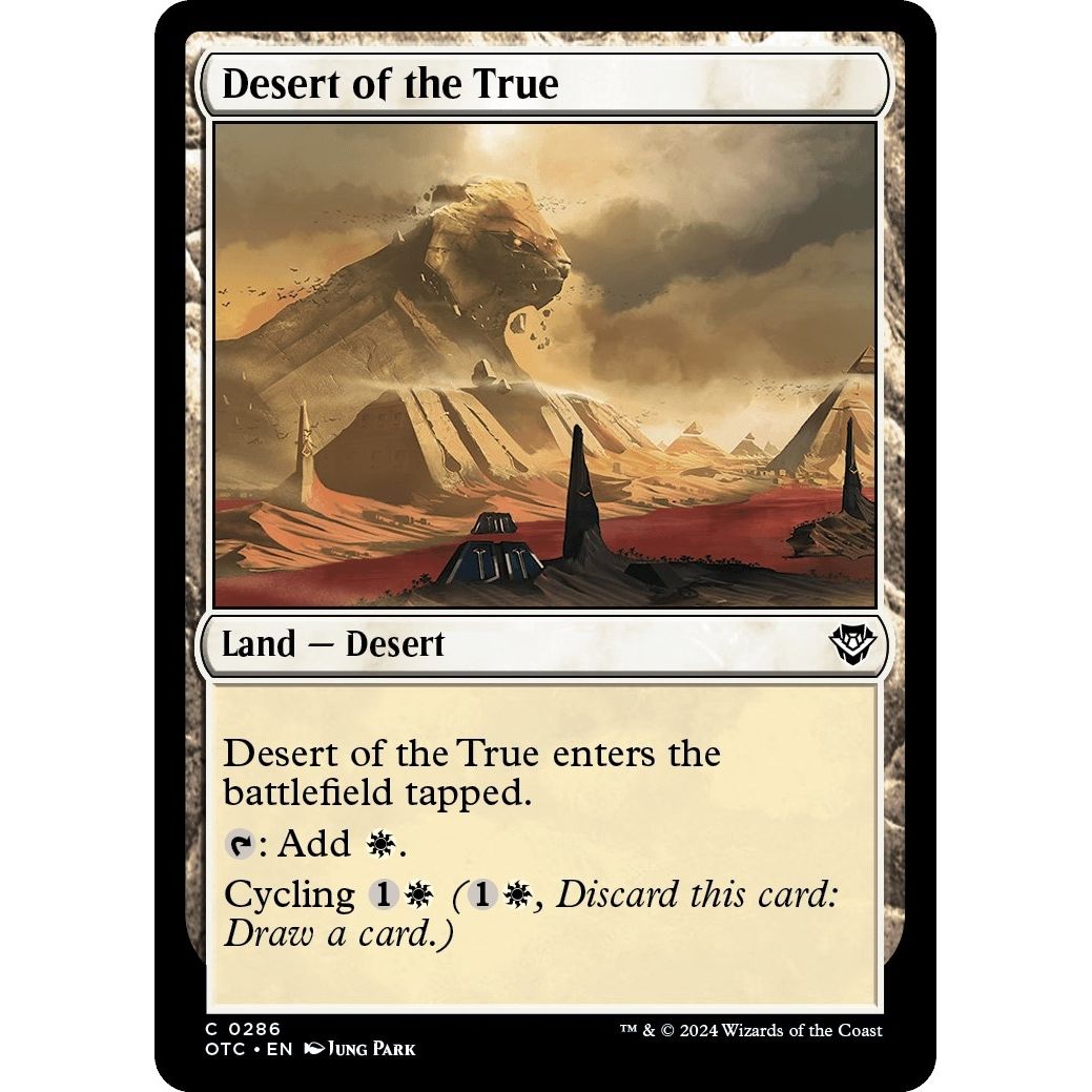 Image for Desert of the True (286) (OTC) - Magic: The Gathering