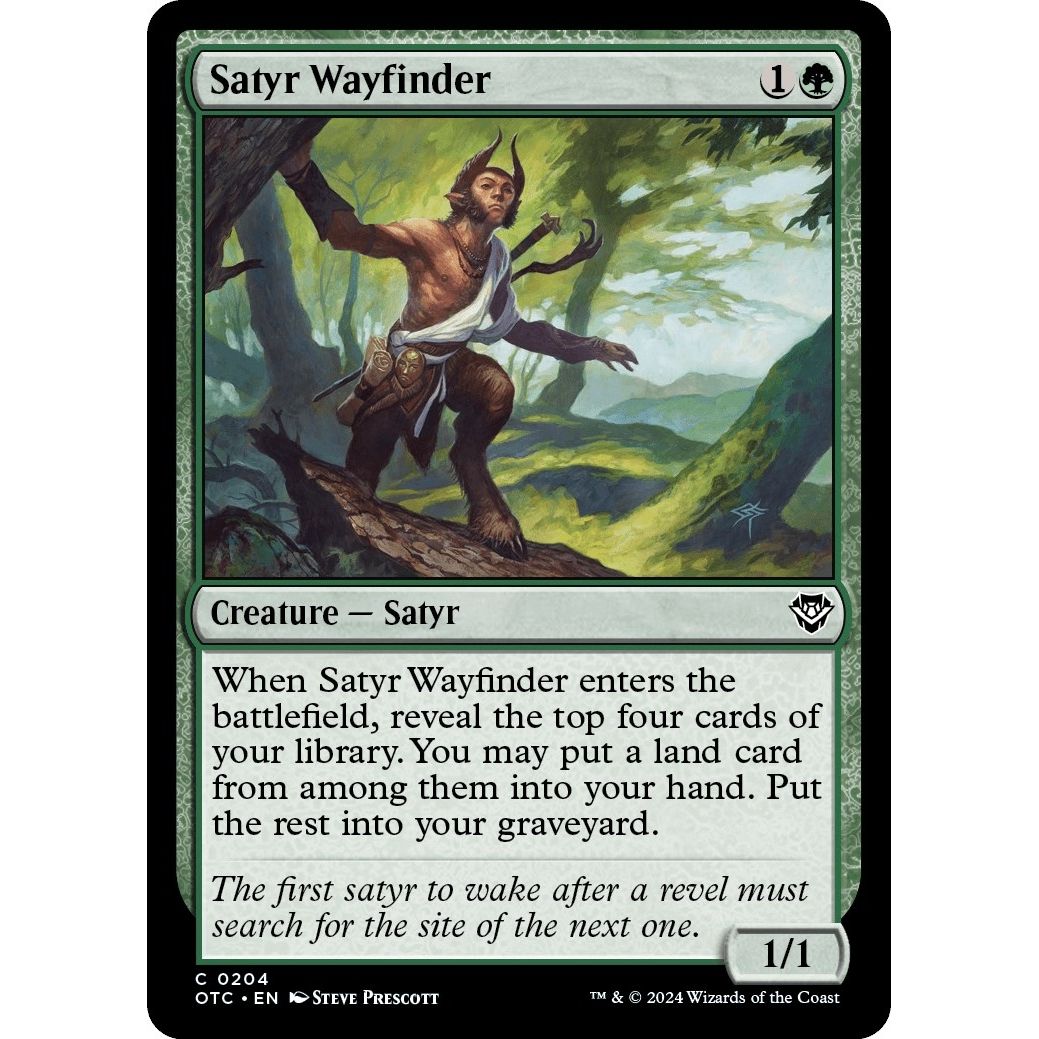 Image for Satyr Wayfinder (204) (OTC) - Magic: The Gathering