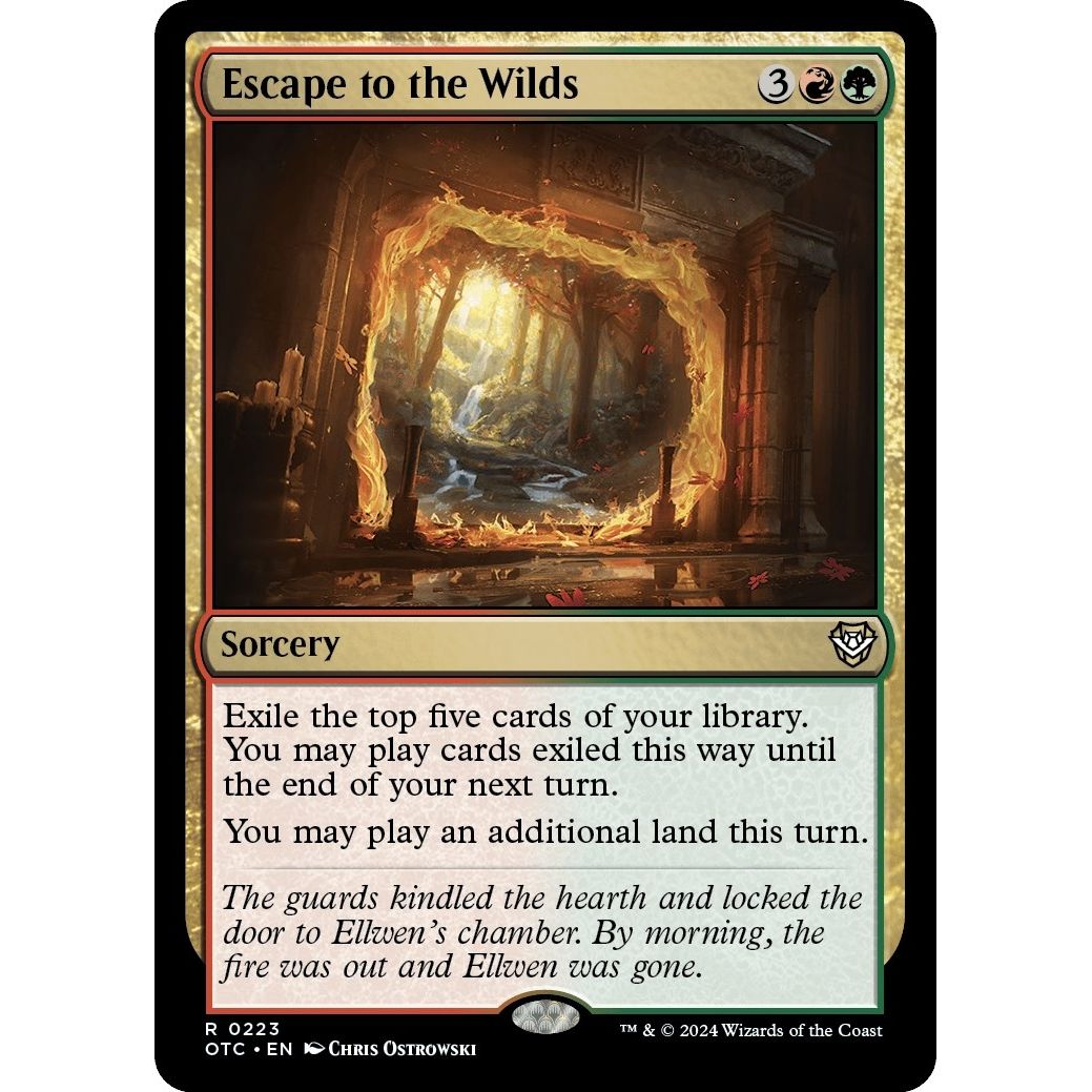 Image for Escape to the Wilds (223) (OTC) - Magic: The Gathering
