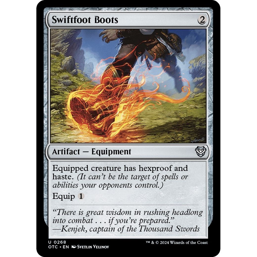 Image for Swiftfoot Boots (268) (OTC) - Magic: The Gathering