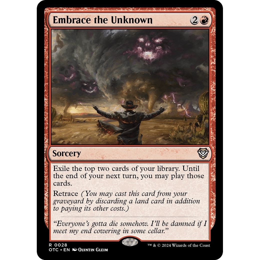 Image for Embrace the Unknown (28) (OTC) - Magic: The Gathering