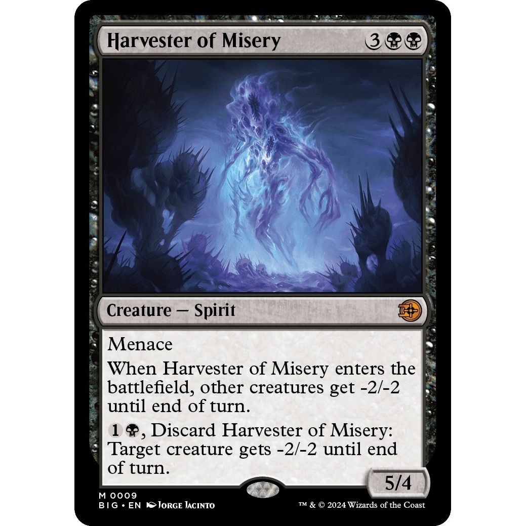 Image for Harvester of Misery (9) (BIG) - Magic: The Gathering