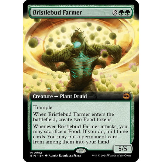 Image for Bristlebud Farmer (Extended Art) (82) (BIG) - Magic: The Gathering