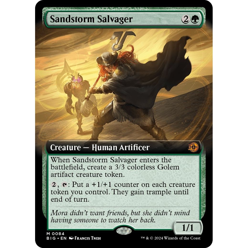 Image for Sandstorm Salvager (Extended Art) (84) (BIG) - Magic: The Gathering