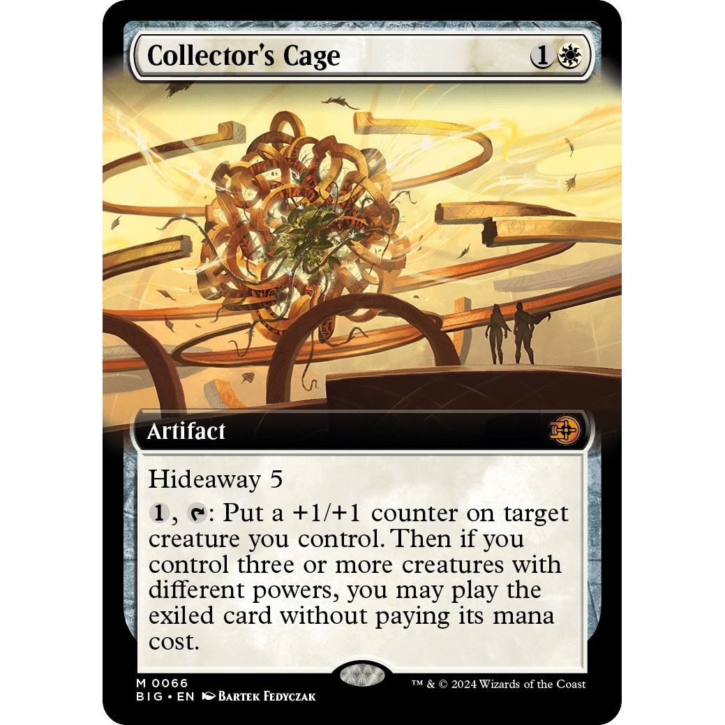 Image for Collector's Cage (Extended Art) (66) (BIG) - Magic: The Gathering