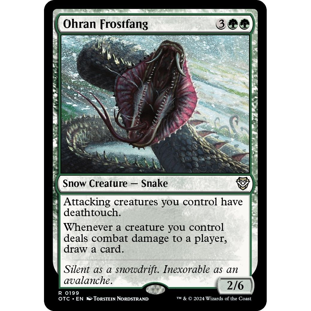 Image for Ohran Frostfang (199) (OTC) - Magic: The Gathering