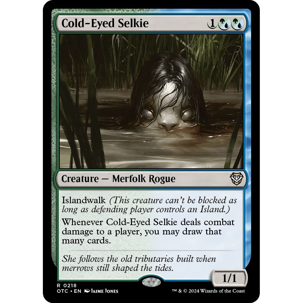 Image for Cold-Eyed Selkie (218) (OTC) - Magic: The Gathering