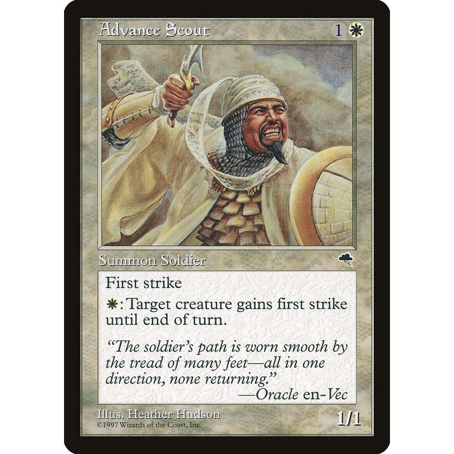 Image for Advance Scout (1) (TMP) - Magic: The Gathering