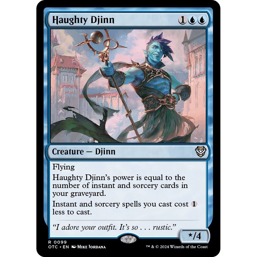 Image for Haughty Djinn (99) (OTC) - Magic: The Gathering