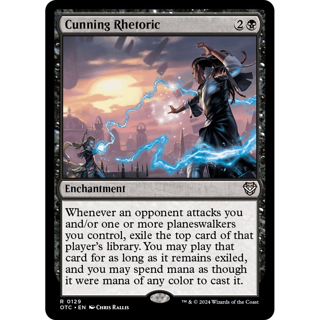 Image for Cunning Rhetoric (129) (OTC) - Magic: The Gathering