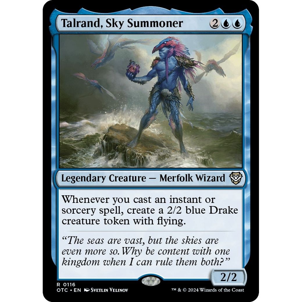 Image for Talrand, Sky Summoner (116) (OTC) - Magic: The Gathering