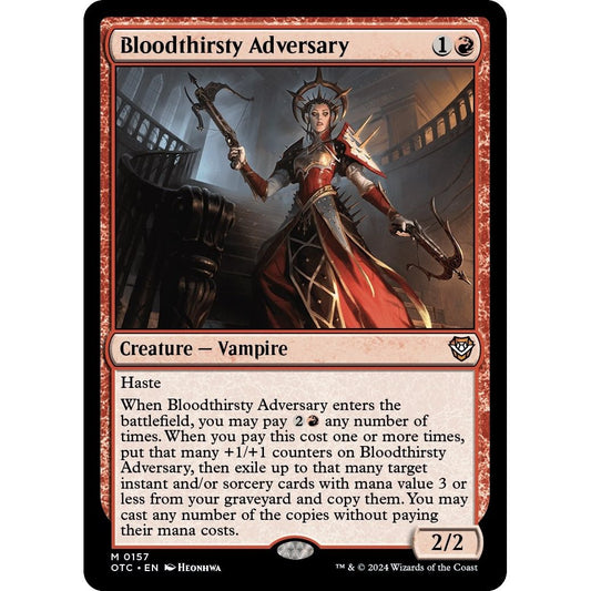 Image for Bloodthirsty Adversary (157) (OTC) - Magic: The Gathering