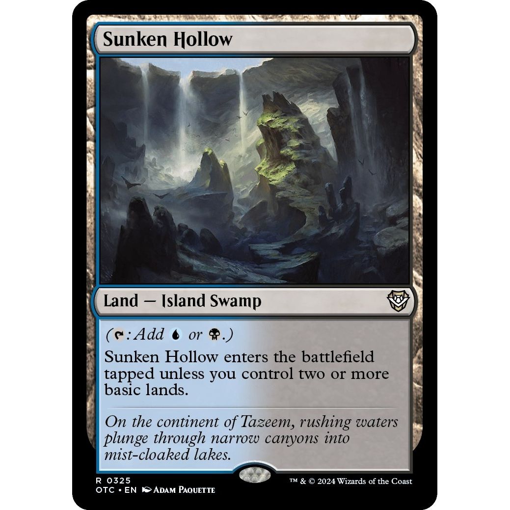 Image for Sunken Hollow (325) (OTC) - Magic: The Gathering