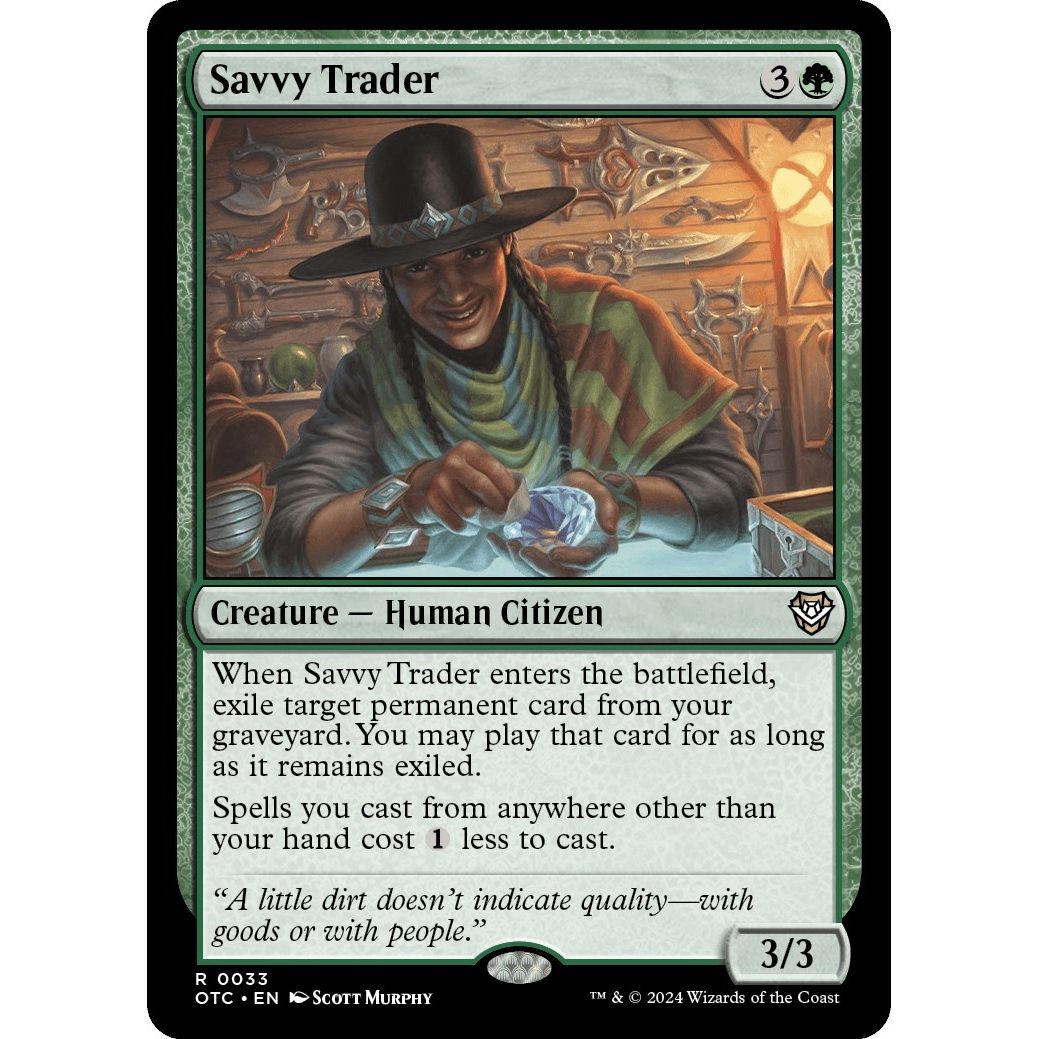 Image for Savvy Trader (33) (OTC) - Magic: The Gathering