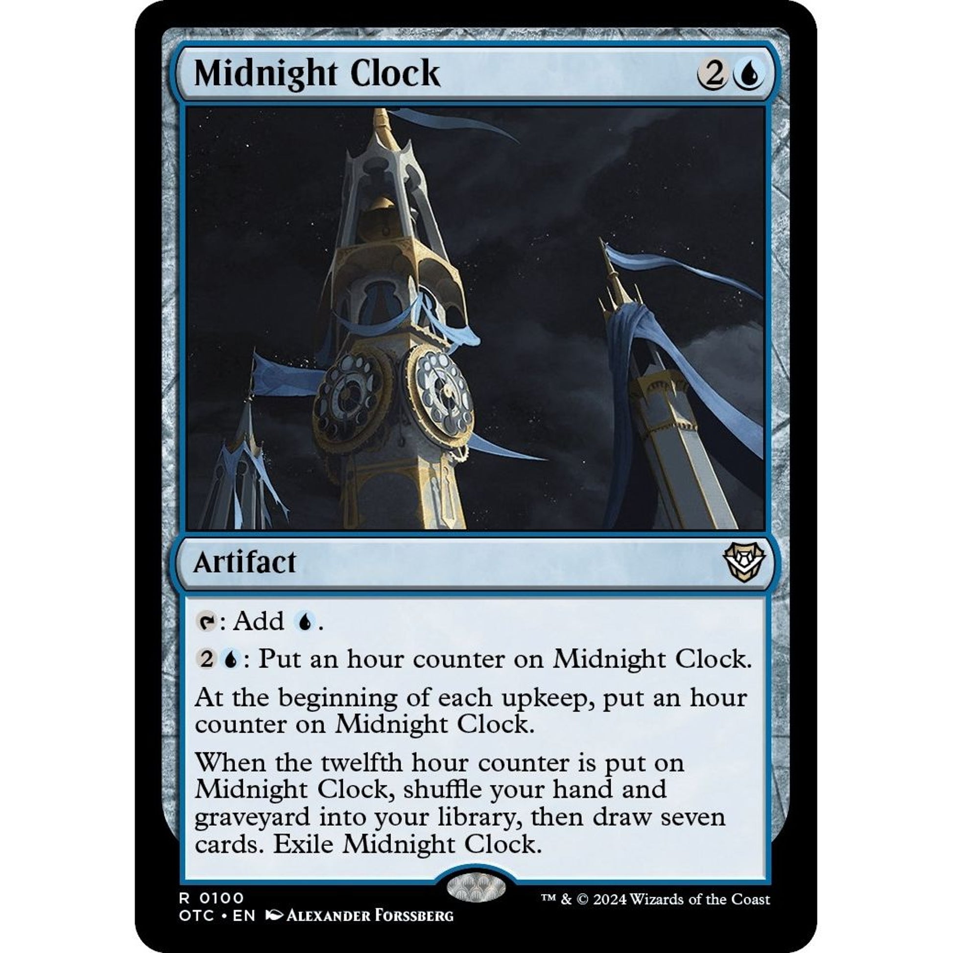 Image for Midnight Clock (100) (OTC) - Magic: The Gathering