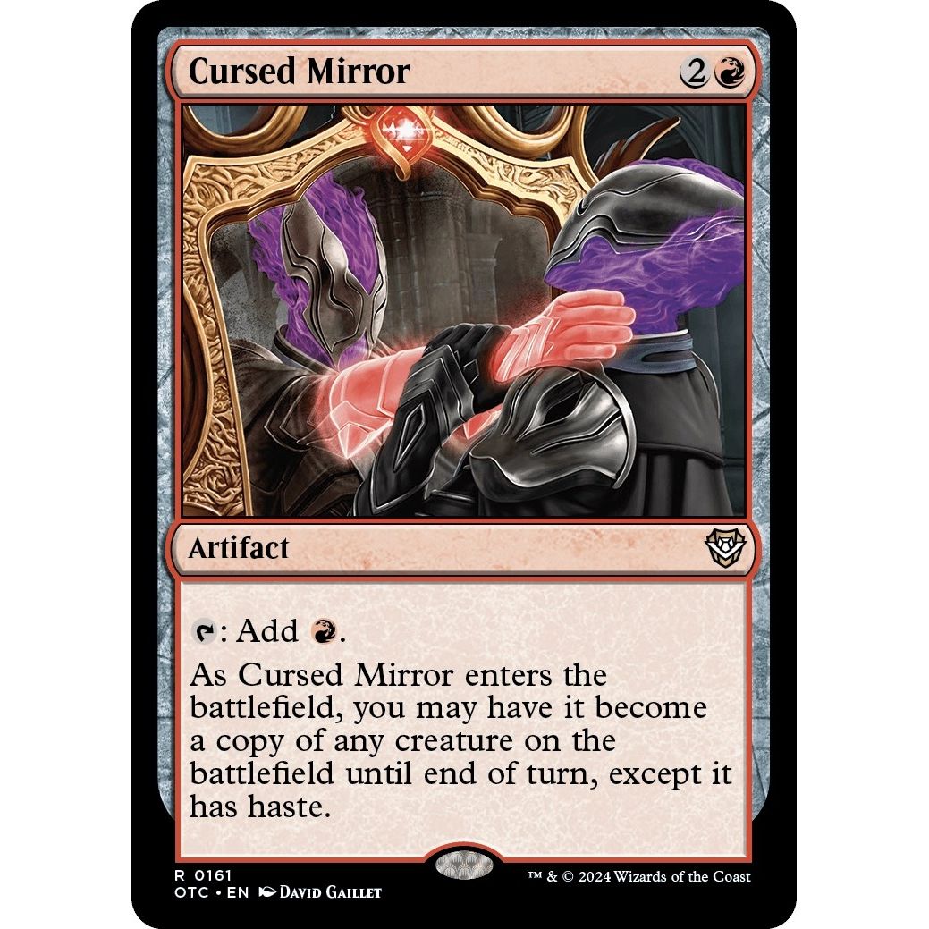 Image for Cursed Mirror (161) (OTC) - Magic: The Gathering