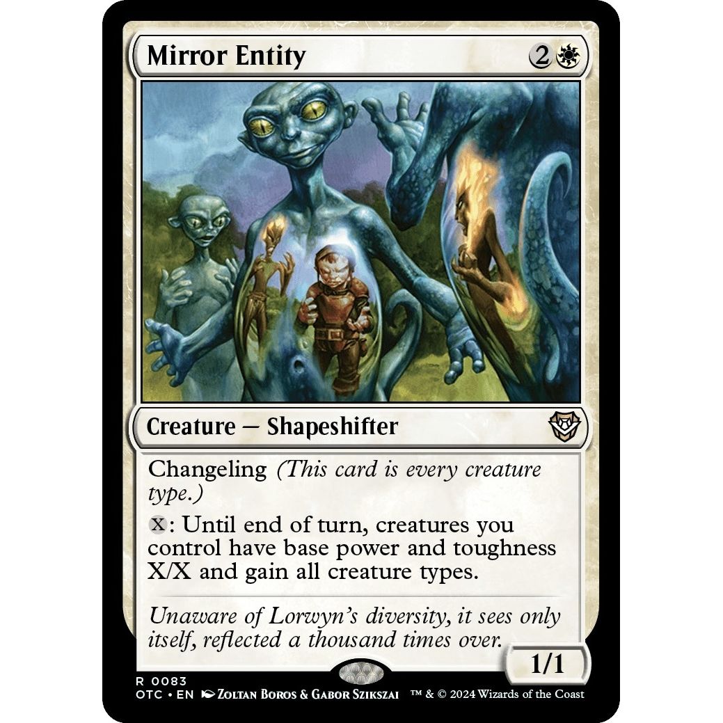 Image for Mirror Entity (83) (OTC) - Magic: The Gathering