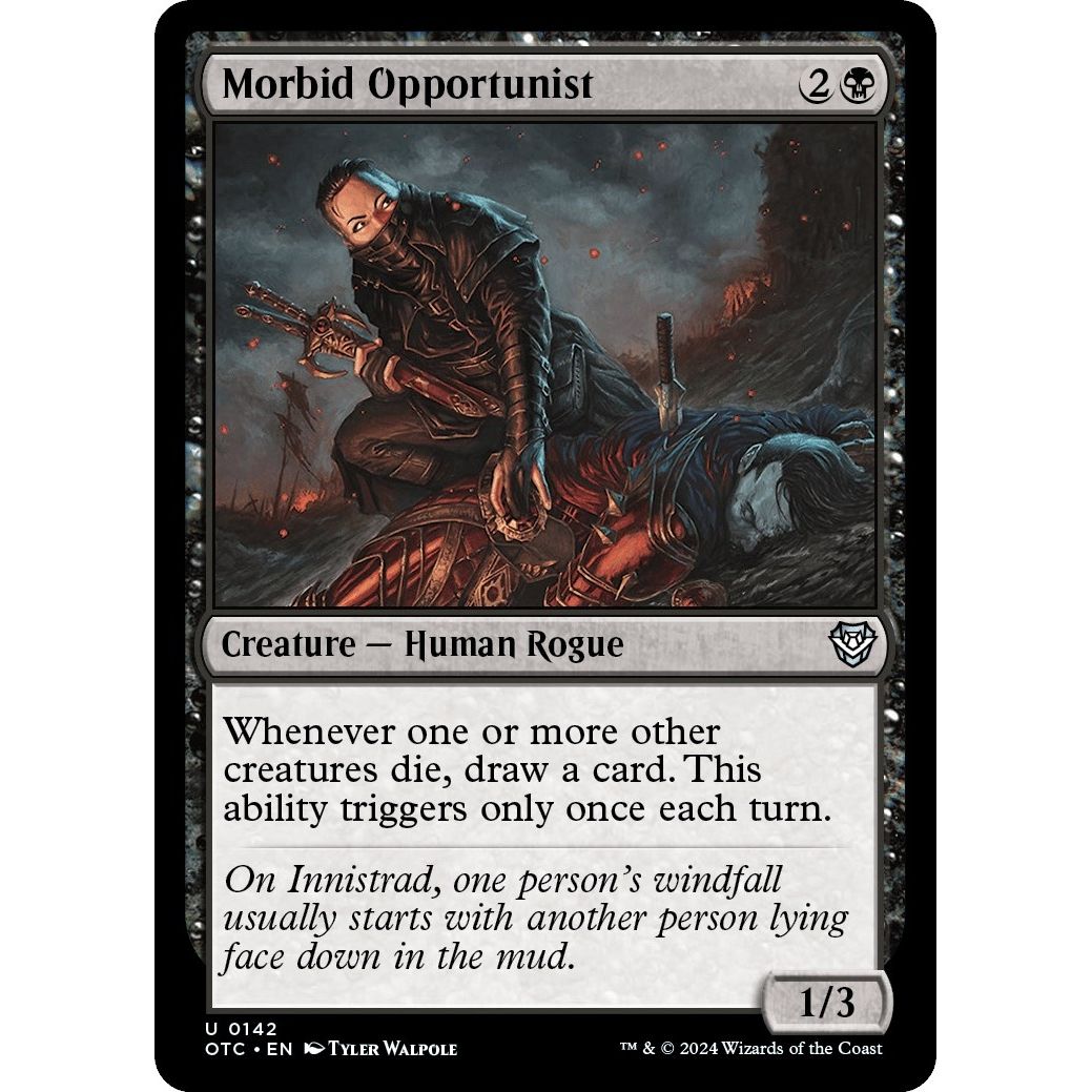 Image for Morbid Opportunist (142) (OTC) - Magic: The Gathering