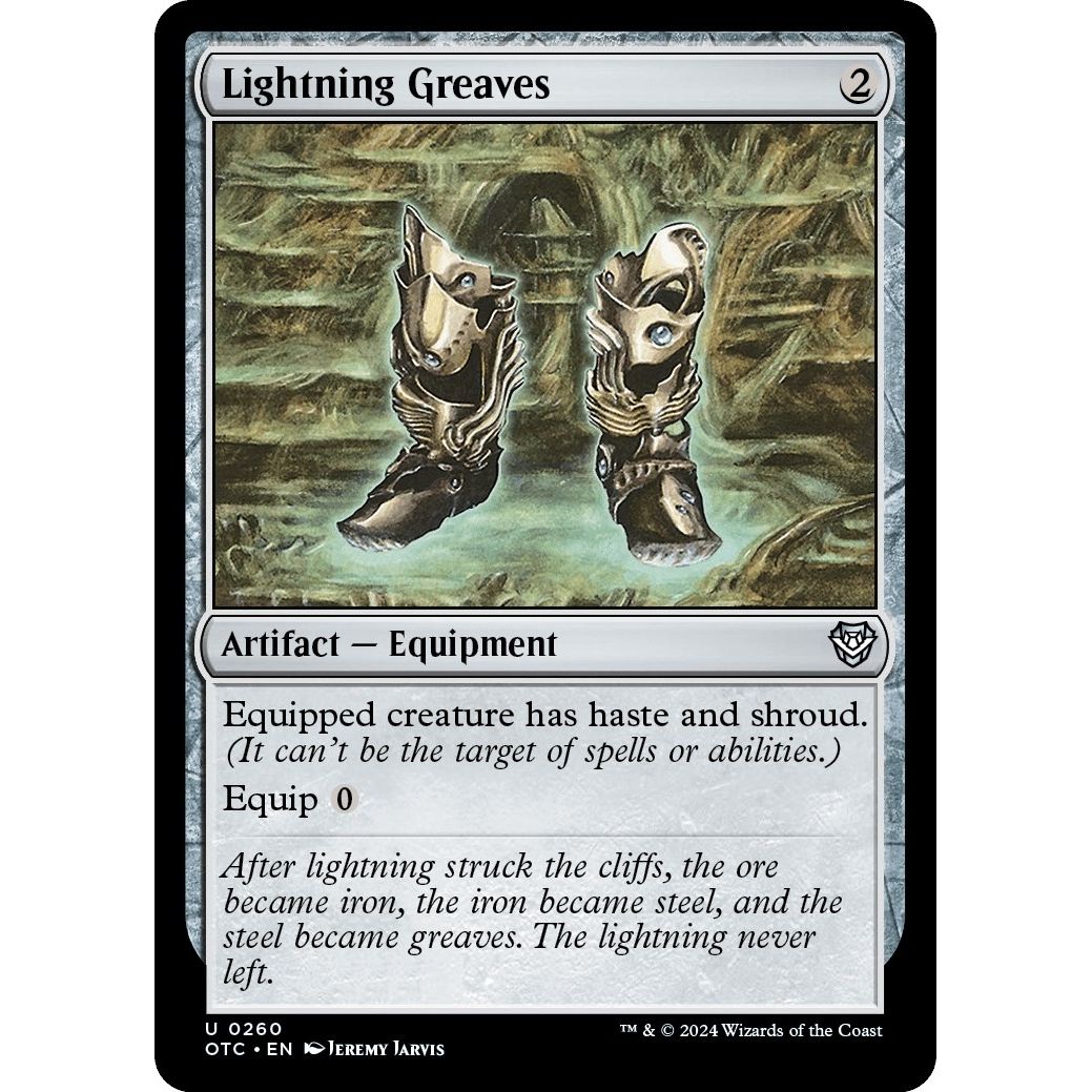 Image for Lightning Greaves (260) (OTC) - Magic: The Gathering